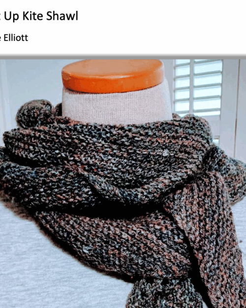 Shape It Up Kite Shawl Pattern
