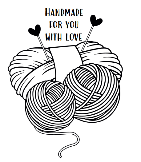 Handmade Knit with Love Printable Labels