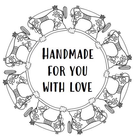 Handmade Sew with Love Printable Labels